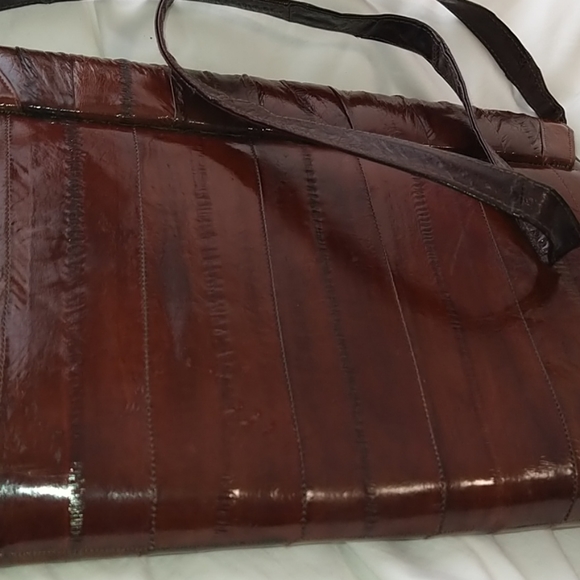 Eel skin Purse 80s - Picture 2 of 7